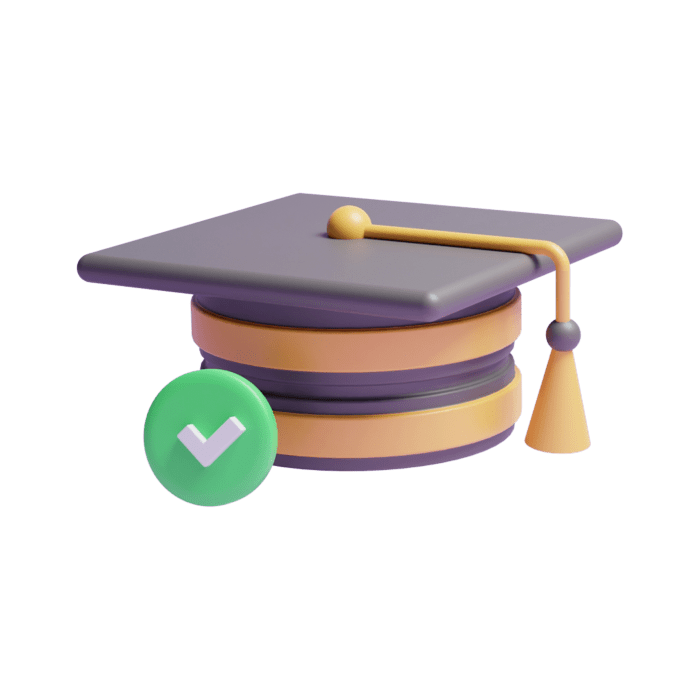 Graduation emoji wearing a traditional graduation cap. Education ...